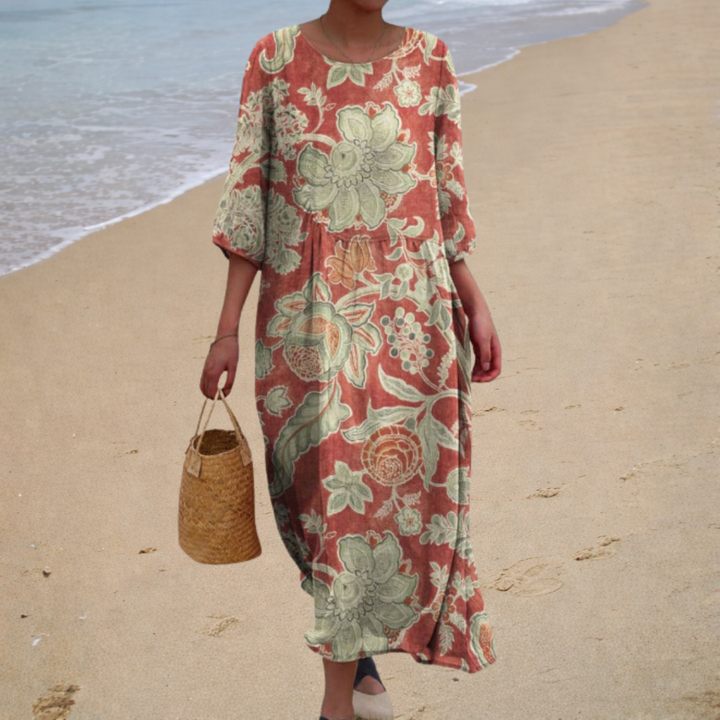 Zoé - Robe longue fluide chic et confortable