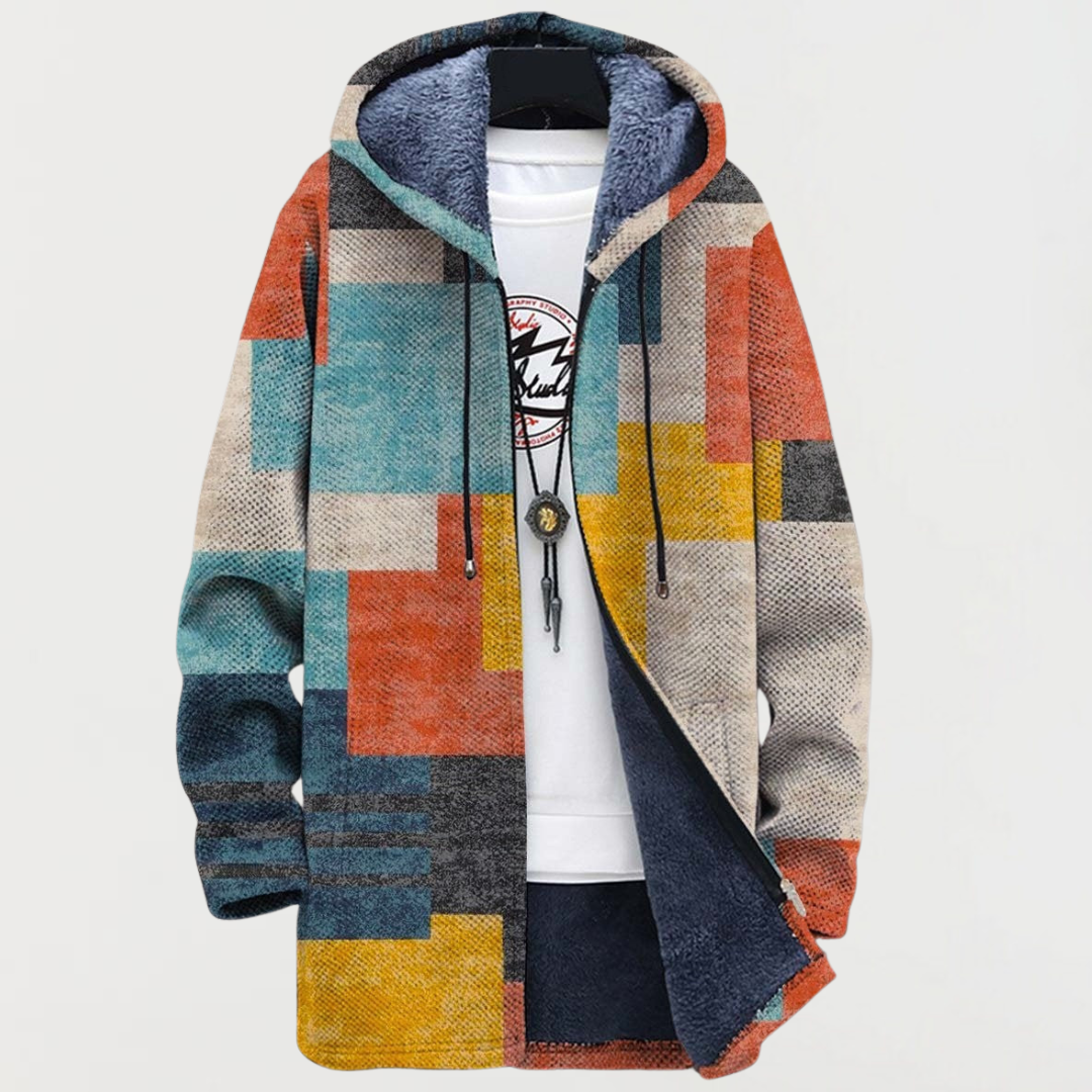 Bernadette | Veste à motif géométrique coloré
