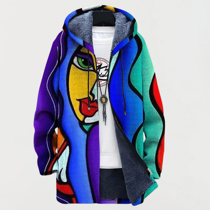 Simone | Veste à motif graphique coloré