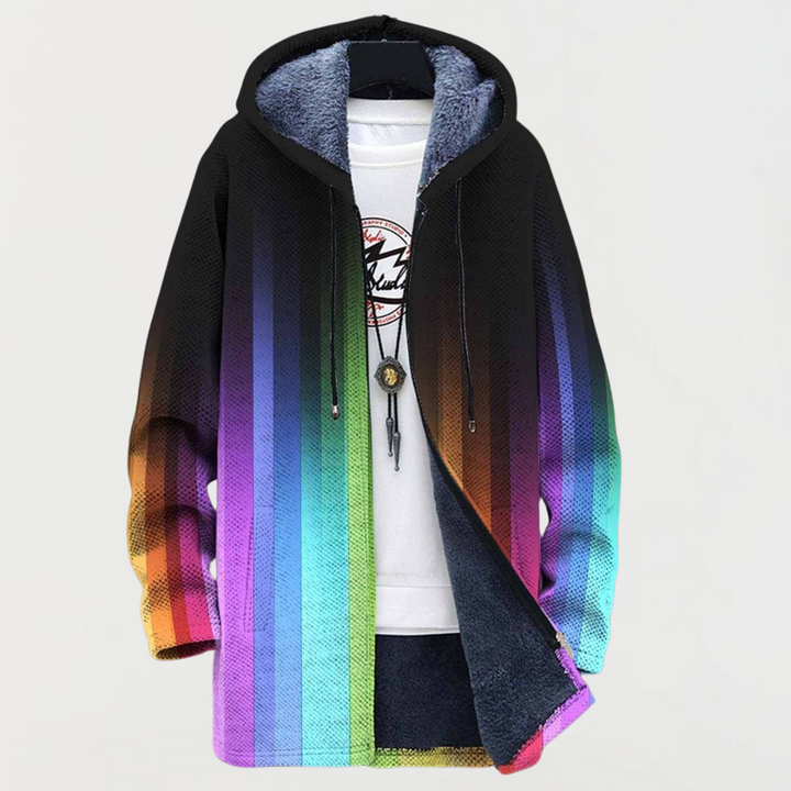 Odette | Veste à dégradé arc-en-ciel
