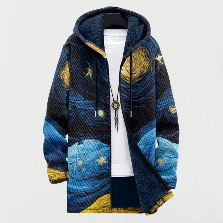 Ghislaine | Veste à motif ciel étoilé