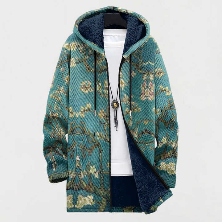 Thérèse | Manteau à motif floral artistique