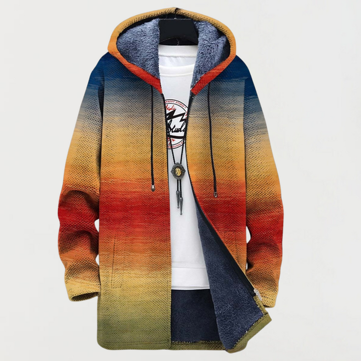 Paulette | Manteau à dégradé coucher de soleil