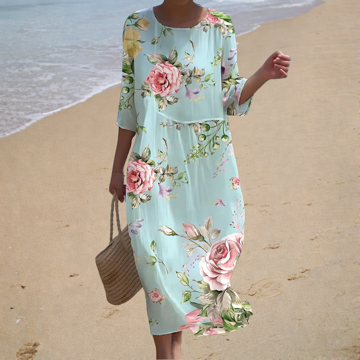 Rosalie - Robe longue fluide chic et confortable