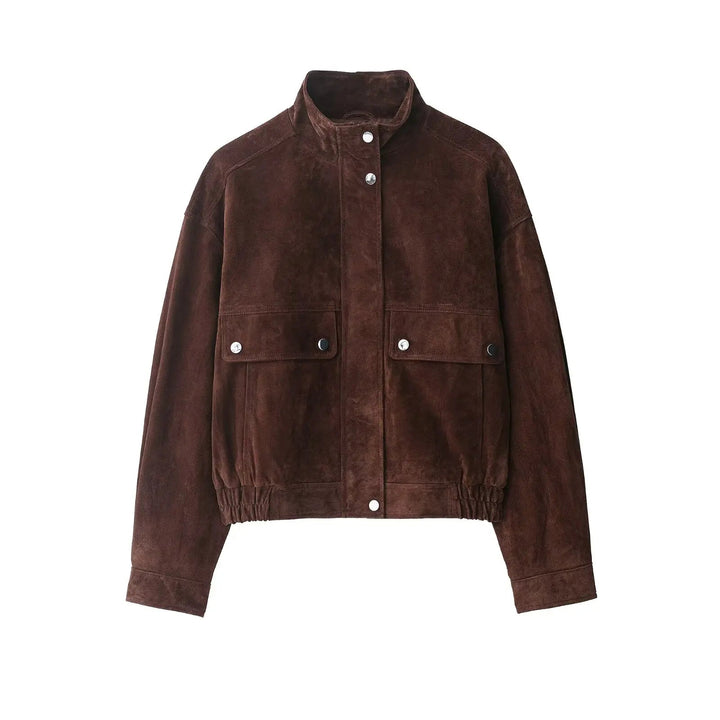Cléoria | Veste courte à col montant