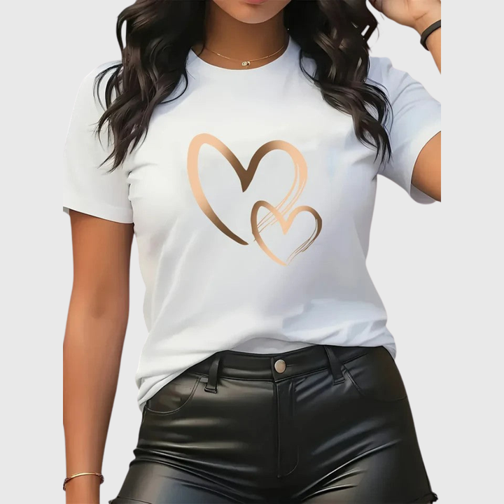 Clara | T-Shirt Confortable à Manches Courtes