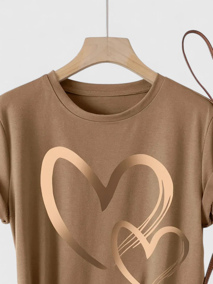 Clara | T-Shirt Confortable à Manches Courtes