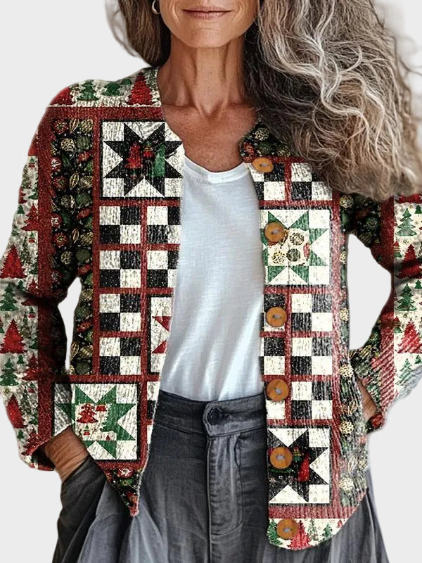 Everlyn™ - Pull de Noël en Patchwork