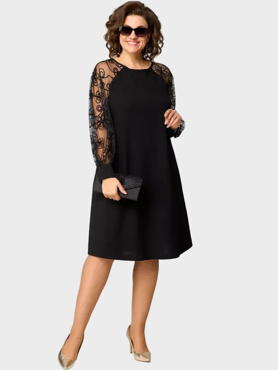 Celina - robe midi classique pour des occasions spéciales Femme