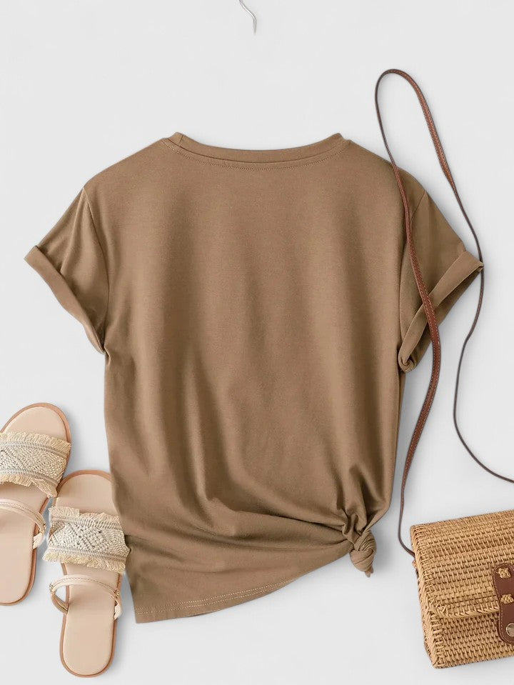 Clara | T-Shirt Confortable à Manches Courtes