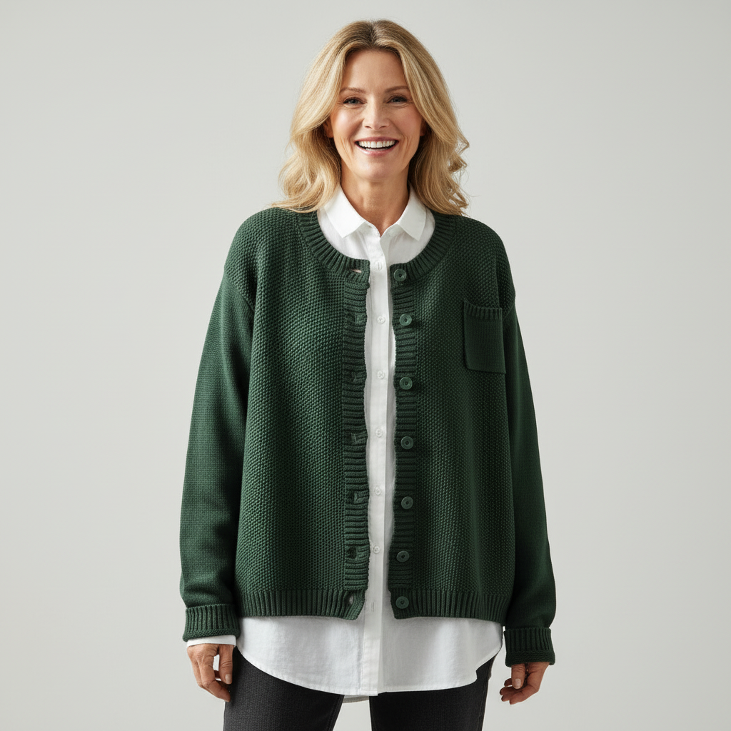 Lavinia | Cardigan Décontracté à Boutons