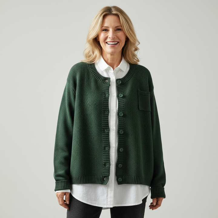 Lavinia | Cardigan Décontracté à Boutons