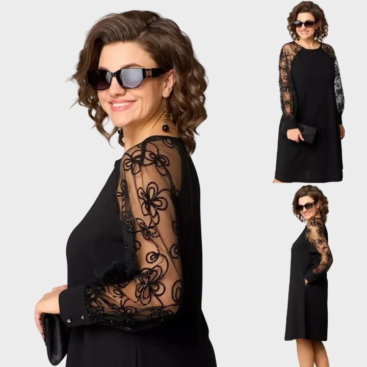 Celina - robe midi classique pour des occasions spéciales Femme