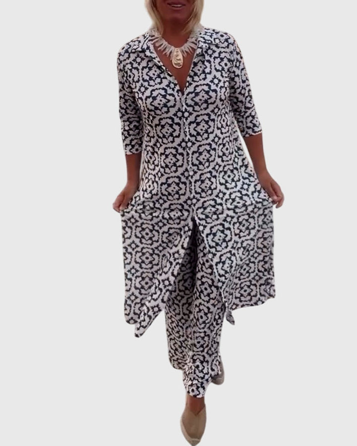 Gabriella | Ensemble Élégant Vintage en Deux Pièces