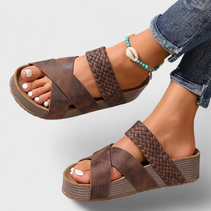Rosetta – Sandales Orthopédiques en Cuir Femme