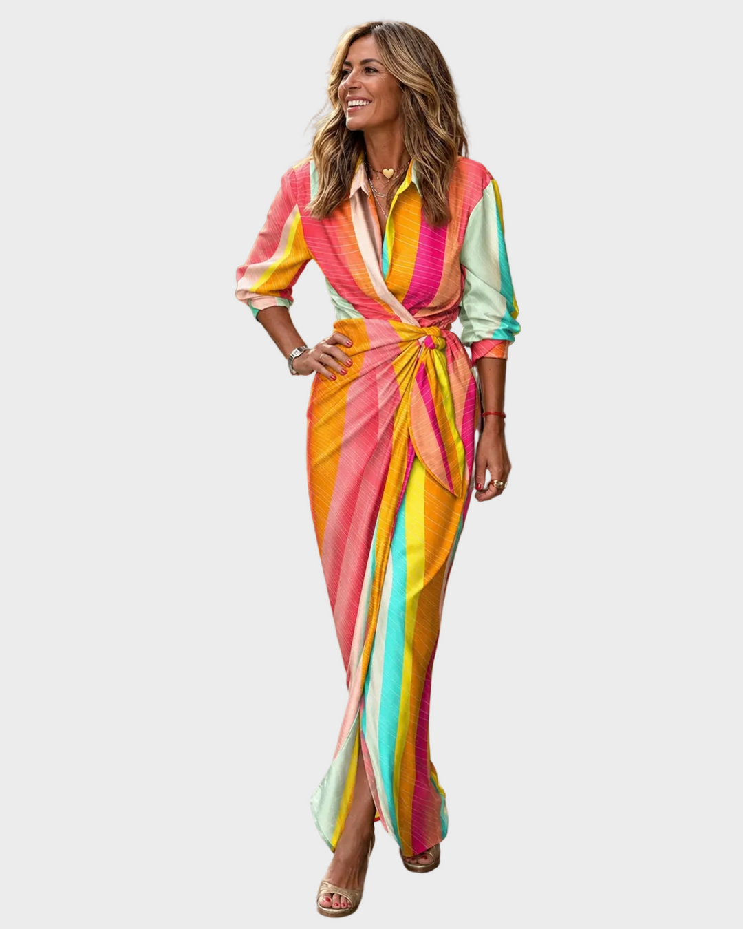 Lola - Robe Maxi Imprimée Femme