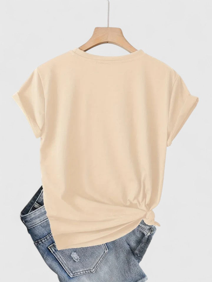 Clara | T-Shirt Confortable à Manches Courtes