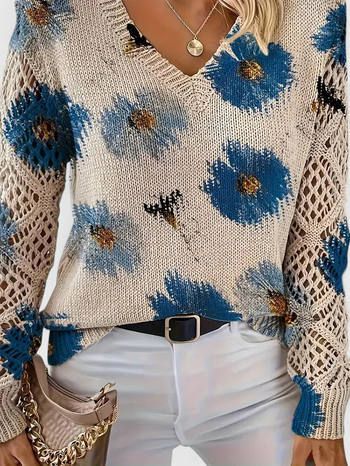 Bronwen | Pull en Dentelle Florale