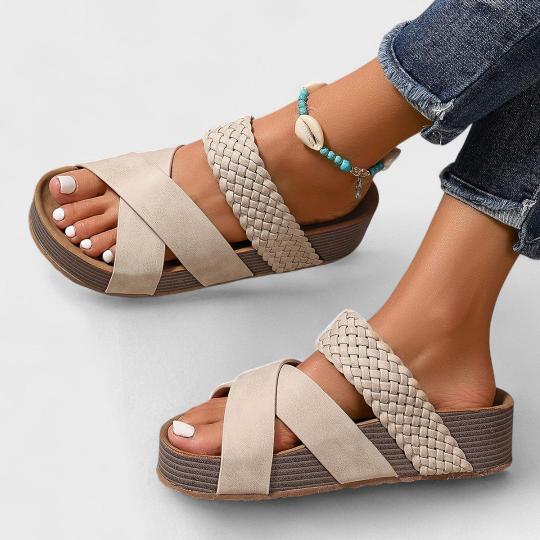 Rosetta – Sandales Orthopédiques en Cuir Femme