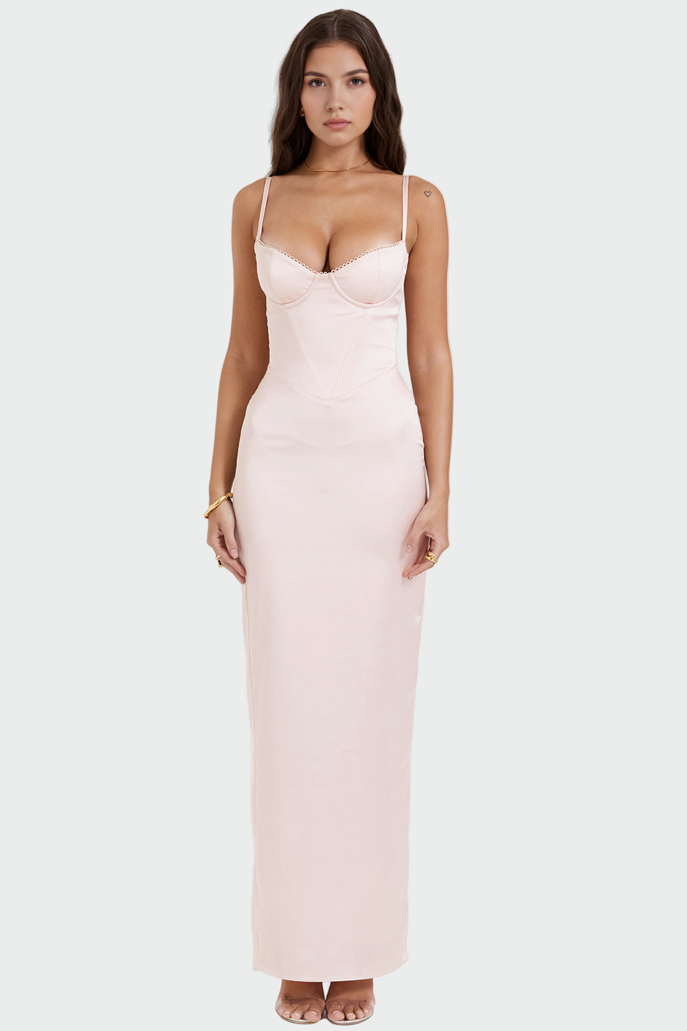 Kateřina – Robe Satinée Femme