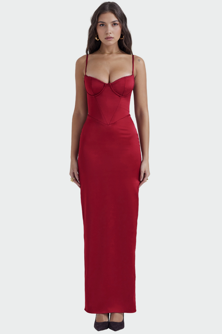 Kateřina – Robe Satinée Femme